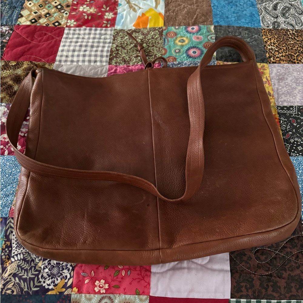BOHO LEATHER shoulder bag - VINTAGE - good condition